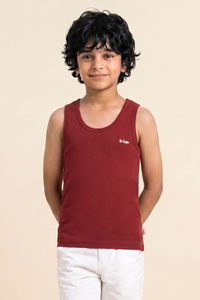 Lee Cooper Boys Solid Vest (Pack of 2) - Multicolor — thumbnail 7